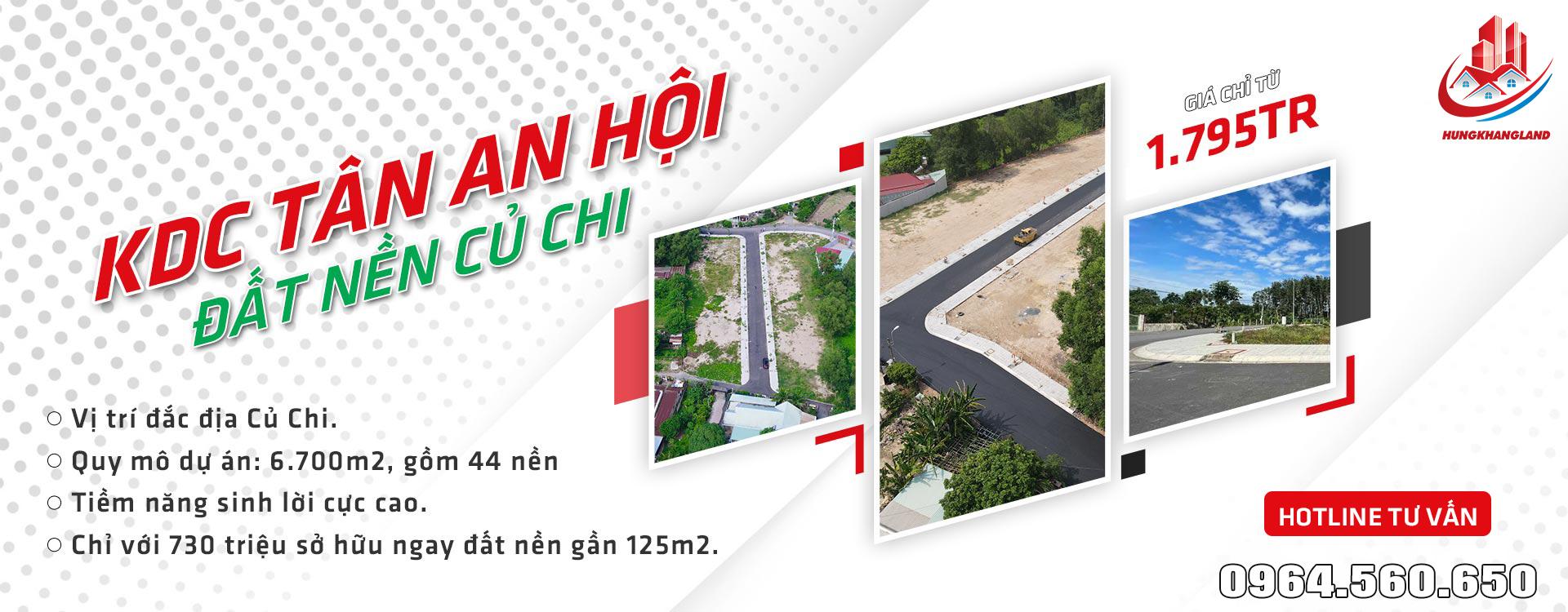 KHU DÂN CƯ TÂN AN HỘI - ĐẤT NỀN CỦ CHI